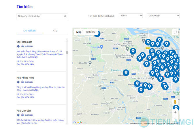 website tra cứu thông tin địa điểm giao dịch mb bank
