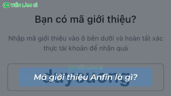 Mã giới thiệu Anfin là gì